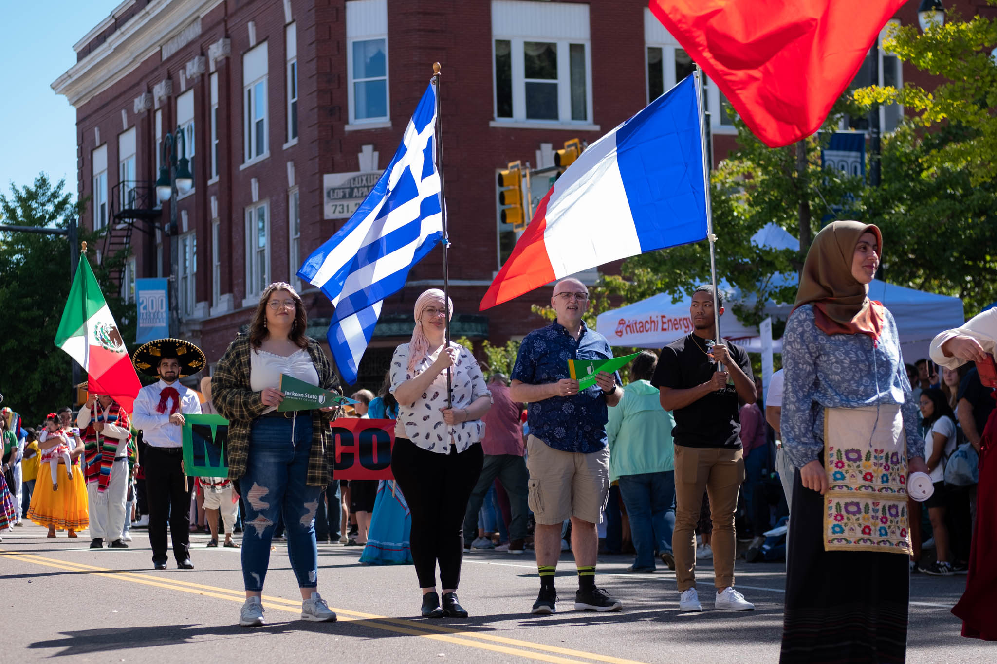 Jackson State Community College international student parade