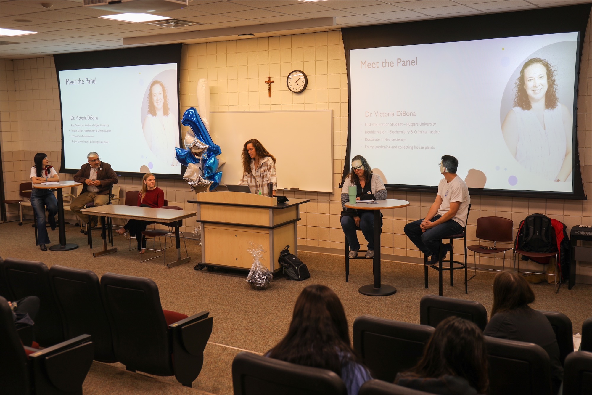 Staff panel at first-gen celebration