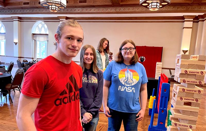 University of Oklahoma jenga party