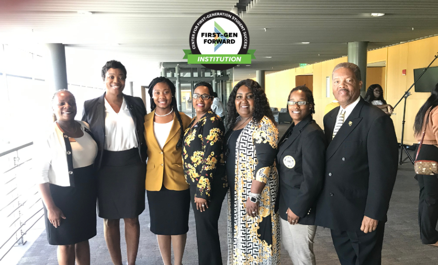 Group photo of Alabama State University First-generation staff