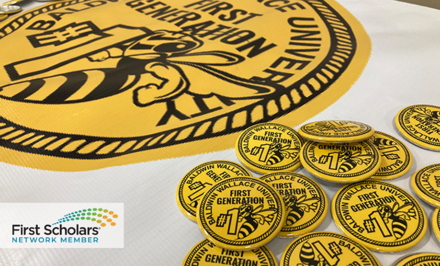 Baldwin Wallace University First-gen Logo & Buttons