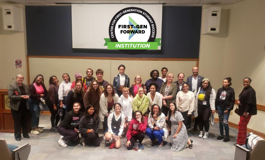 Group of first-gen faculty and students at East Stroudsburg University