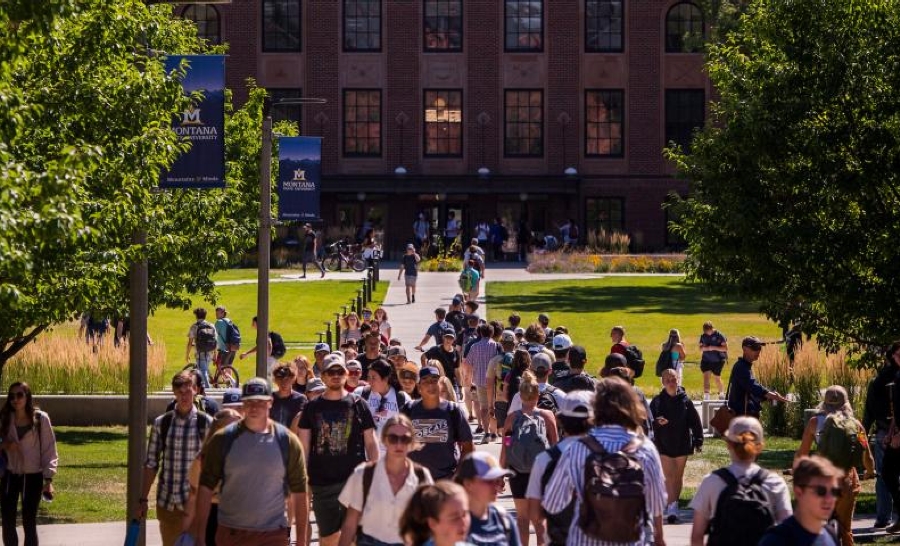 MSU students on campus