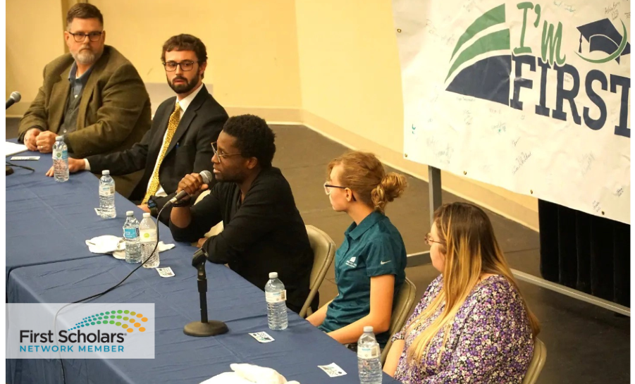 First-generation student panel at Northeast State Community College