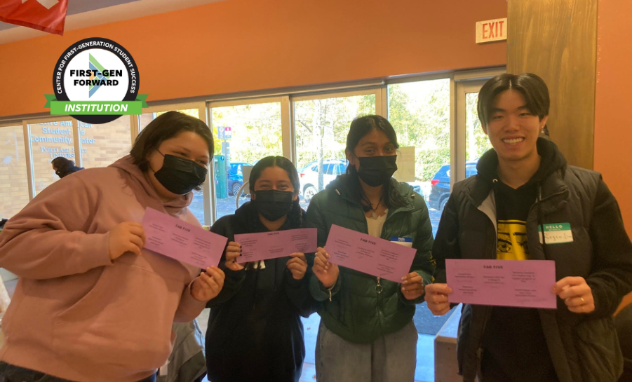Four first-generation college students at Portland State University