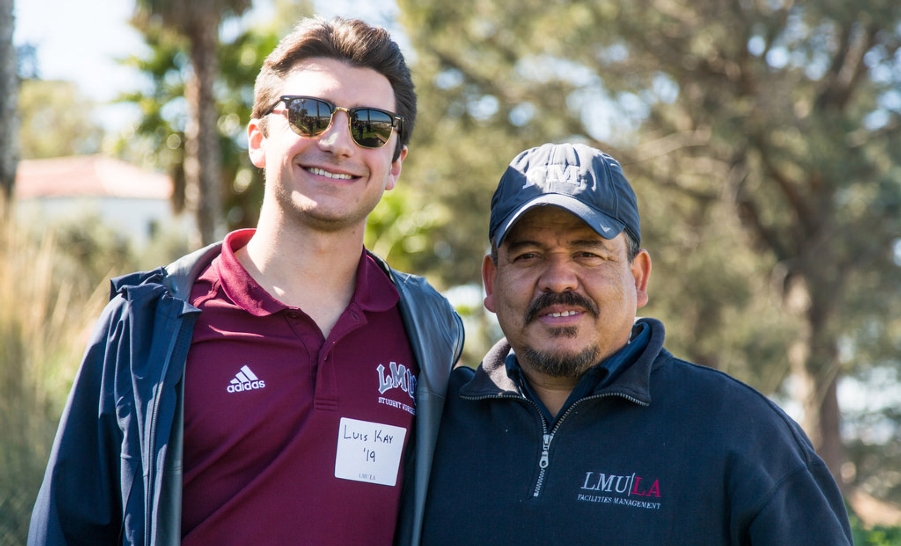 LMU Student and Facilities Worker