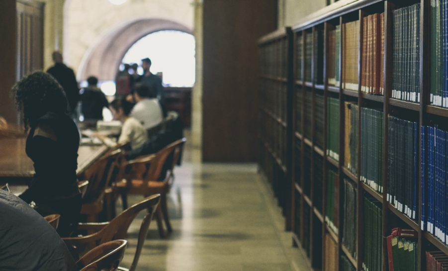 Books in library