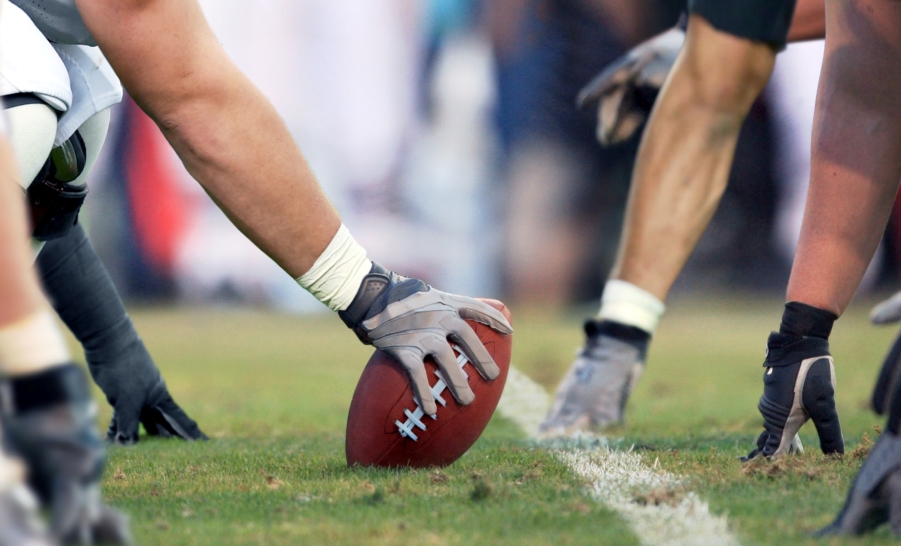 Football Players on the Field
