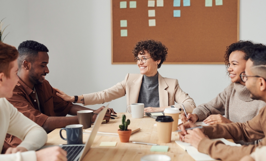 Group of people at table