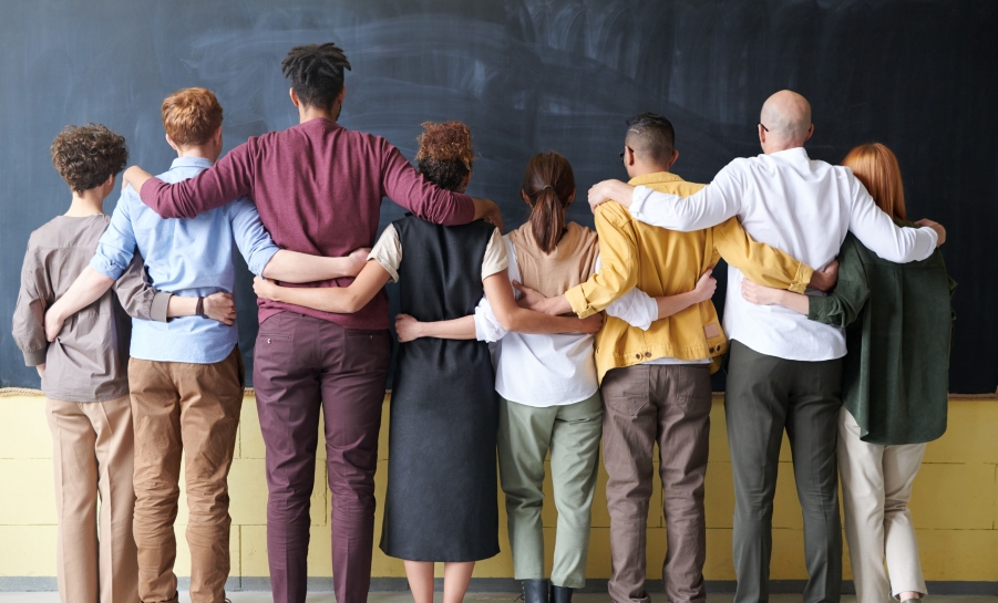 Group of people standing together