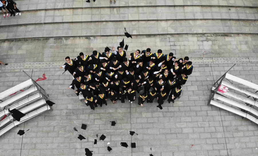 group of graduates