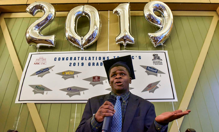 Student graduation ceremony