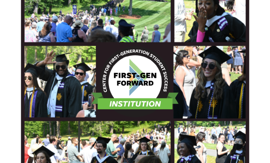 Stonehill College Class of 2022 graduates collage 