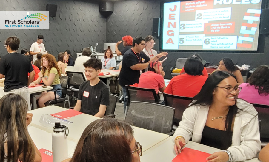UNLV Students at Jenga Night