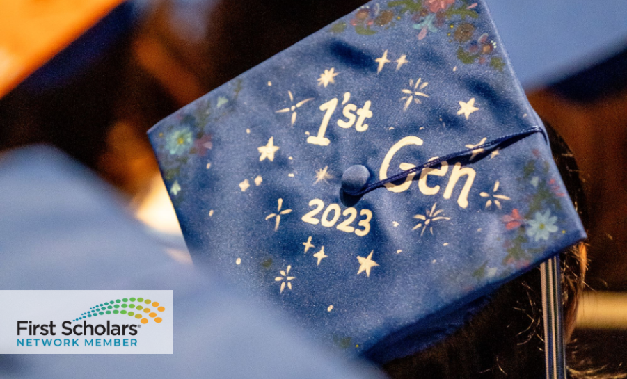 University of North Texas at Dallas student graduation cap