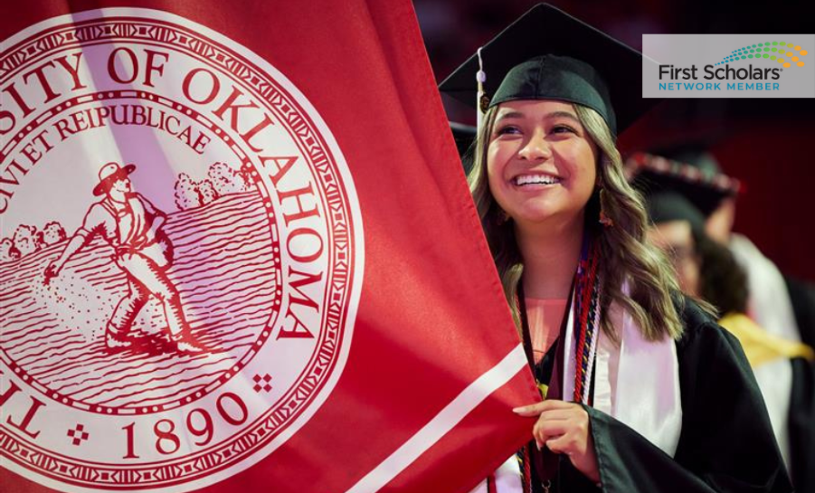 University of Oklahoma graduating student