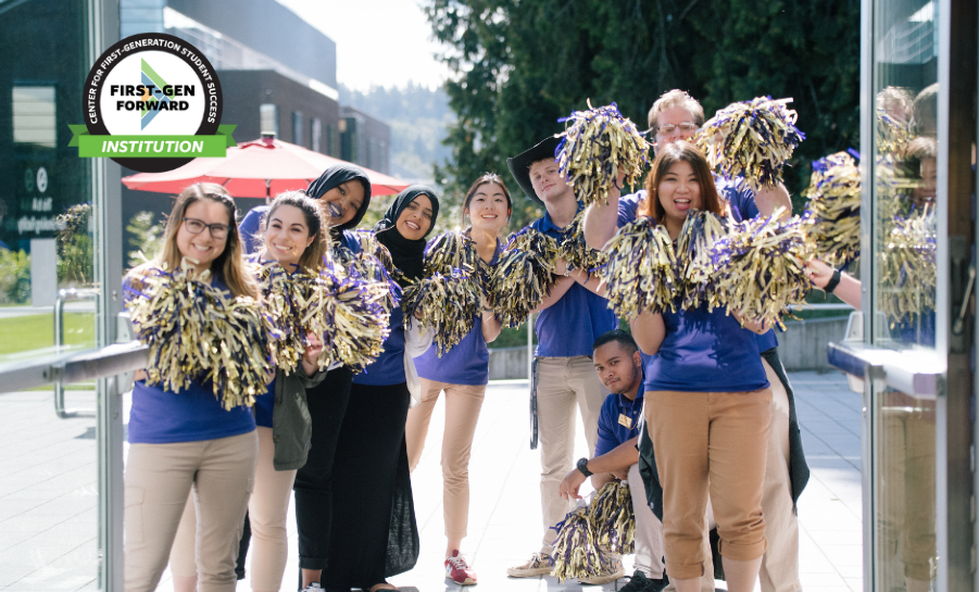 Group of Washington Bothell Students in uniform