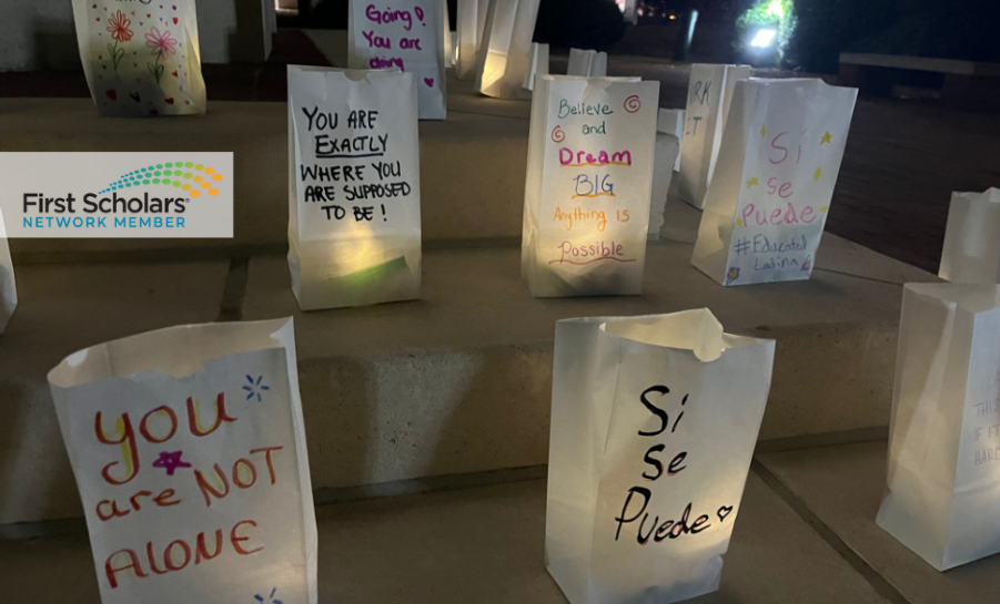 Western Carolina University NM Blog paper bag lighting