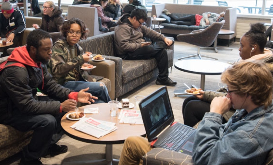 Ferris State University_ Student Lounge