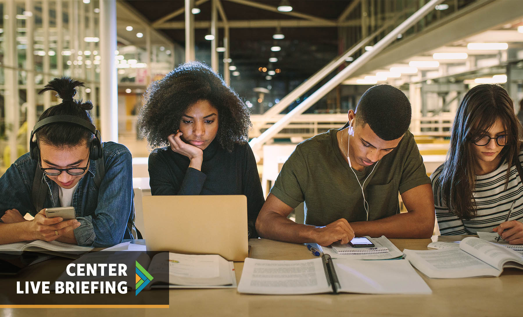 students working on the computer